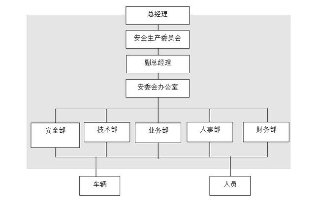 某某出租汽车有限公司安全生产组织机构图